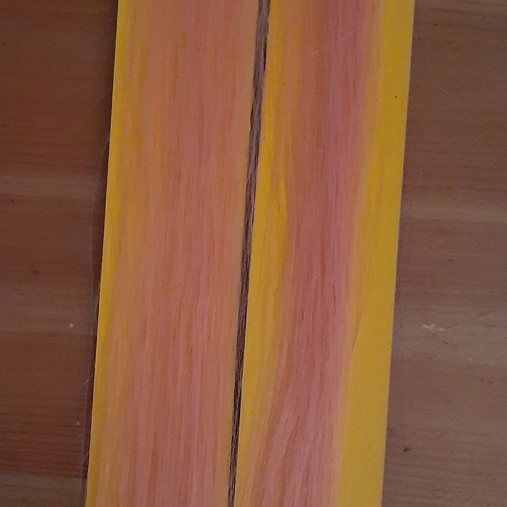 Brand New Clip in Long Human Hair Extensions 22" Pink 20 Packs Wig - Picture 9 of 10
